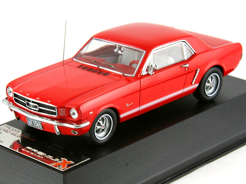 масштабная модель 1/43 ford mustang 1965 red