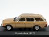 Масштабная модель Mercedes-Benz 230TE W123 (S123) 1980-1986 золотой мет. ракурс 7