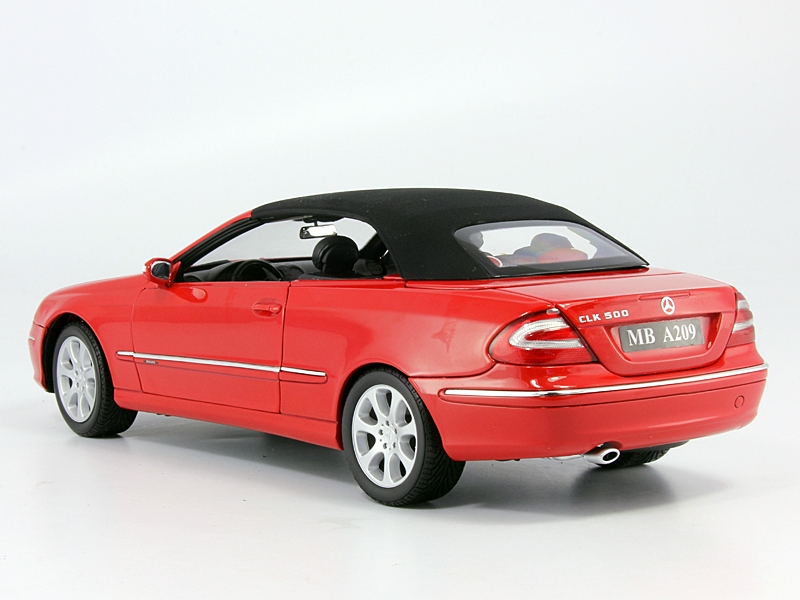 Mercedes-Benz CLK Cabriolet Red KYOSHO 09003R 1:18