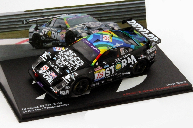 Modellino IXO 1:43 Lister Storm - Piccini-Sterckx-Pickering 24h Spa 2003 - Nuovo