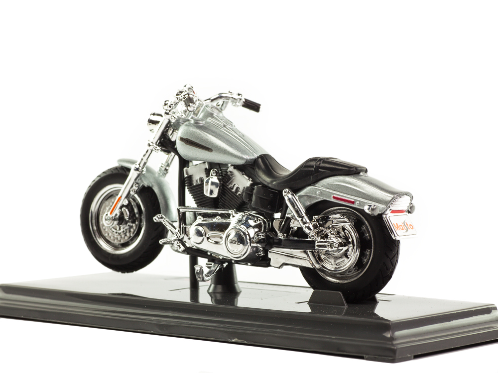 Масштабная модель Harley Davidson Fxdfse Cvo Fat Bob 2009 серебристый лучшая цена