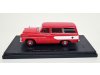 Масштабная модель Toyopet Masterline Light Van (универсал) 1959 красный с белым 1:43 Ebbro 44340 ракурс 3