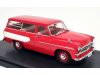 Масштабная модель Toyopet Masterline Light Van (универсал) 1959 красный с белым 1:43 Ebbro 44340 ракурс 4