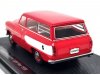 Масштабная модель Toyopet Masterline Light Van (универсал) 1959 красный с белым 1:43 Ebbro 44340 ракурс 2