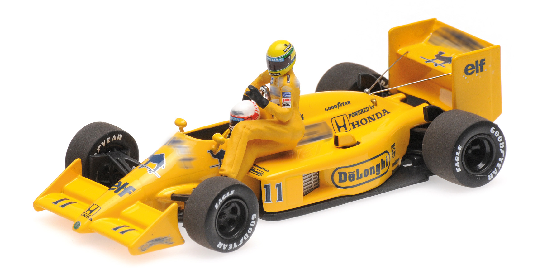 Masshtabnaya Model Lotus Honda 99t Ayrton Senna Verhom Na Bolide Satoru Nakajima Italian Gp 1987 S Figurkoj Luchshaya Cena