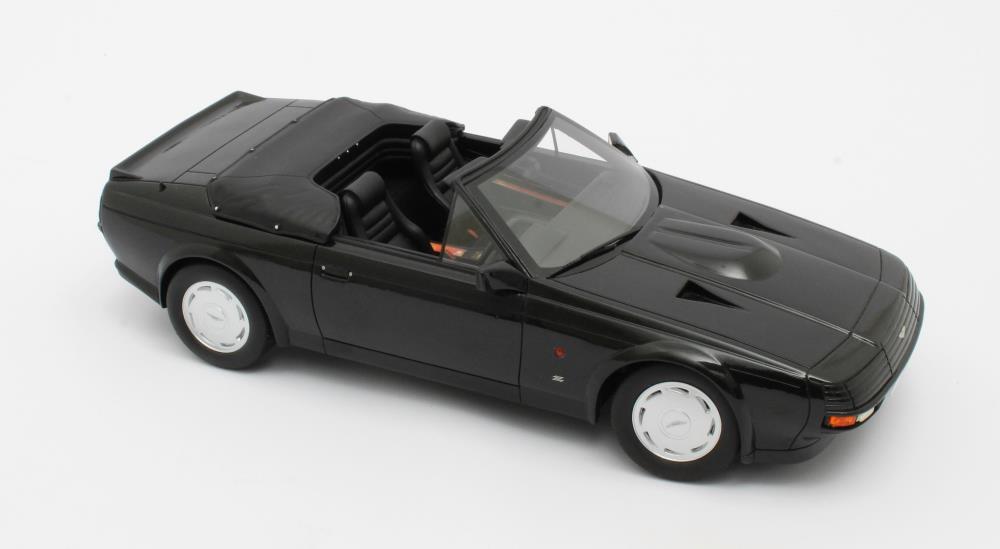 Aston Martin Zagato Cabriolet 1987 Noire – Miniature Voiture 1/18 Cult Models CML034-1