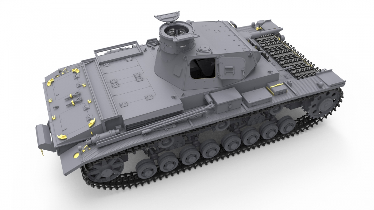 Сборная модель Pz.Kpfw.III Ausf. D/B 1:35 MiniArt 35213