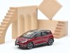 Масштабная модель Renault Scenic 2016 бордовый с черным ракурс 2