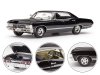 Масштабная модель Chevrolet Impala Sport Sedan 1967 (как в т/с Сверхъестественное), с открывающимся багажником, черный 1:24 GreenLight 84035