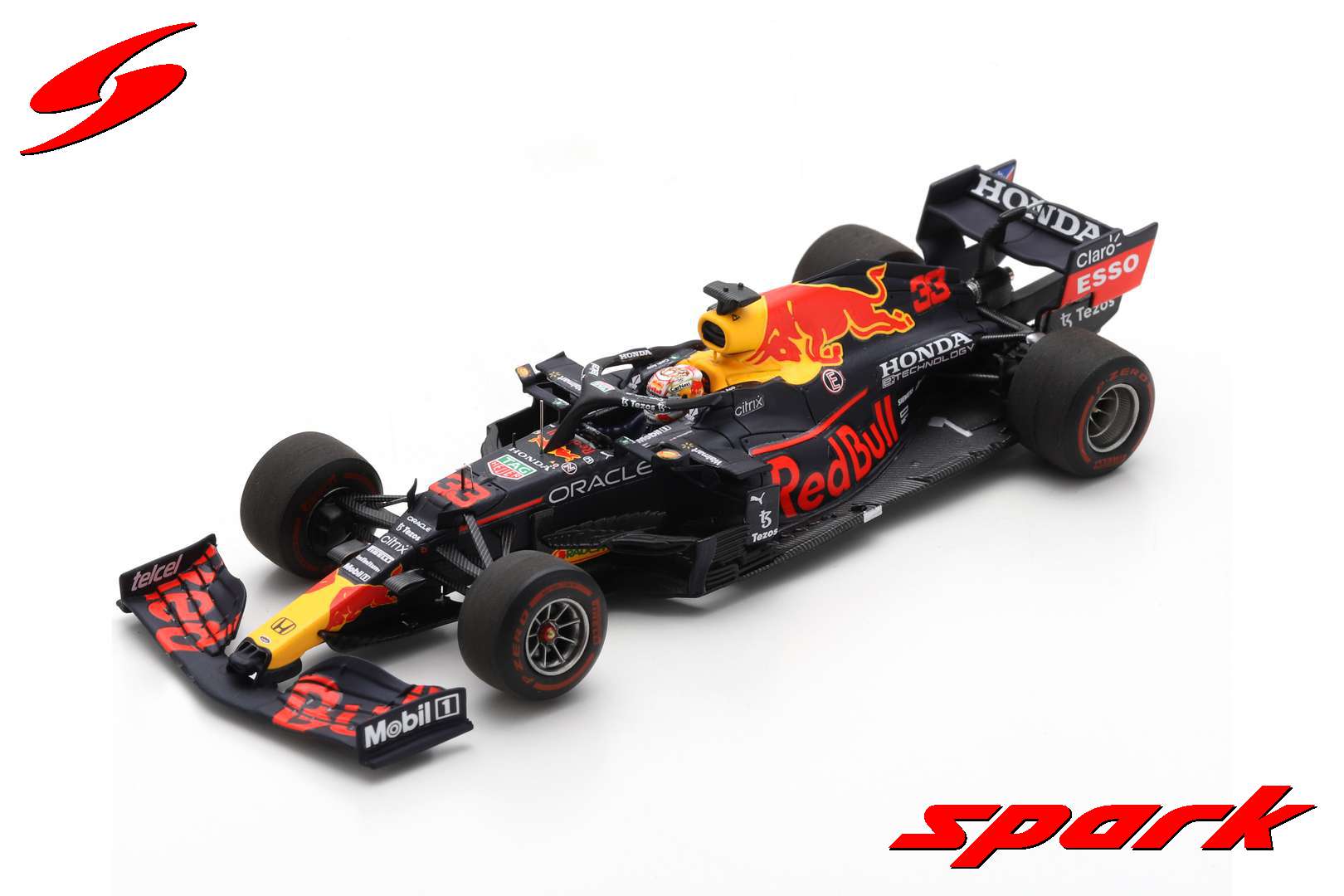 Масштабная модель Red Bull Racing Honda RB16B #33 Red Bull Racing  Победитель Abu Dhabi GP 2021 Max Verstappen лучшая цена!