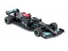 Масштабная модель Mercedes-AMG F1 W12 EQ Power+ #77 Petronas с фигуркой пилота V.Bottas Formula 1 2021 ракурс 3