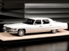 Масштабная модель Cadillac Fleetwood Brougham 1974 белый 1:43 Stamp Models STM74201