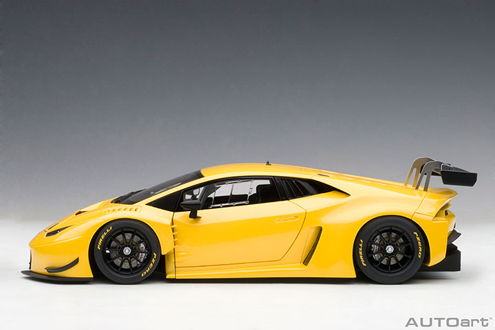 Масштабная модель Lamborghini Huracan GT3 2015 желтый лучшая цена!