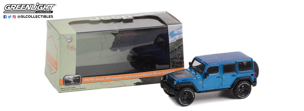 Diecast jeep wrangler unlimited black online