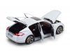 Масштабная модель Porsche Panamera Turbo 2009 серебристый 1:18 Norev 187609 ракурс 3