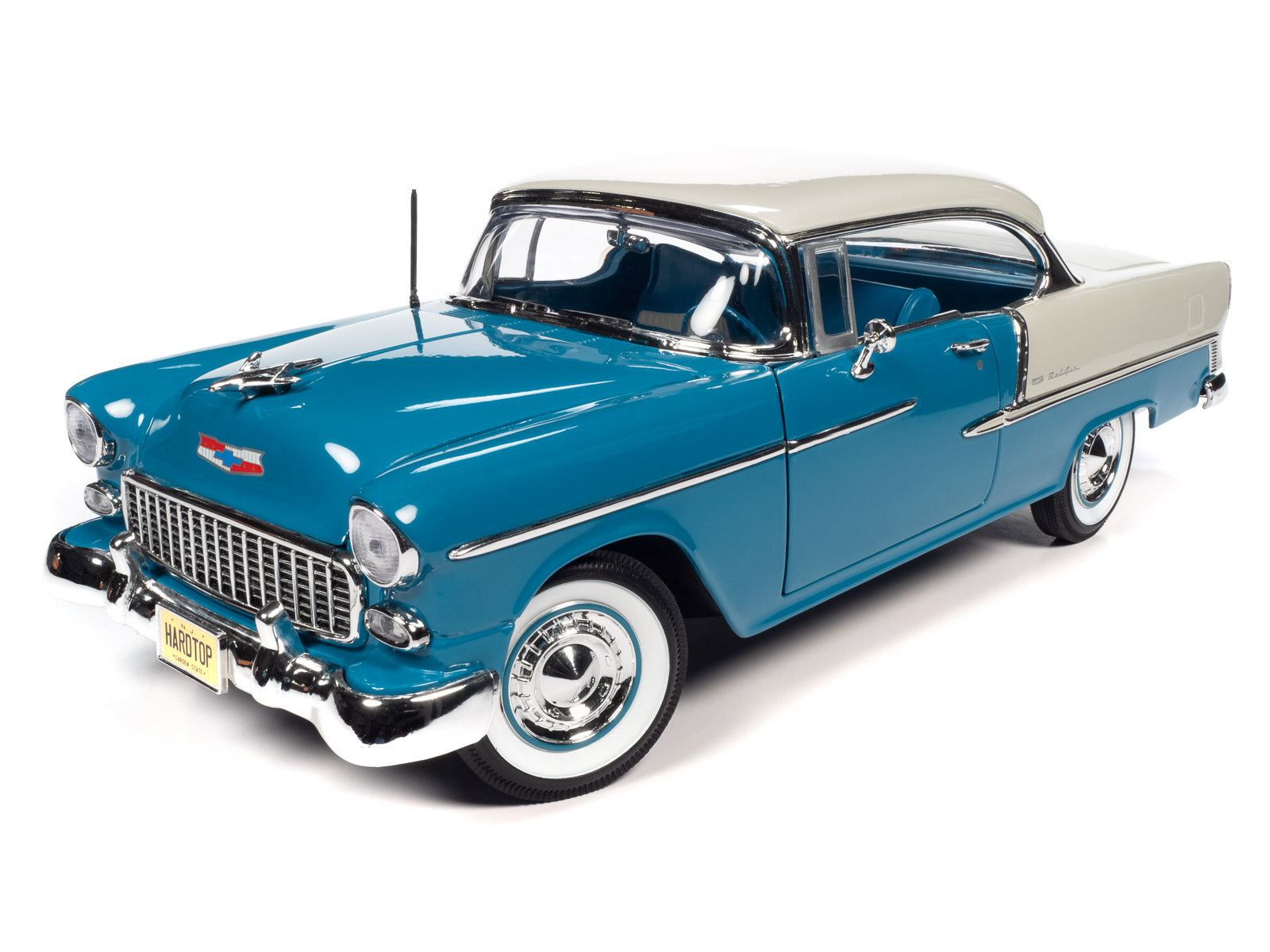 Масштабная модель Chevrolet Bel Air Hard Top (Hemmings) 1955  бирюзовый/белый лучшая цена!