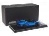 Масштабная модель Lamborghini Aventador Ultimae Roadster (Blu Tawaret) синий 1:43 LookSmart LS532A ракурс 2