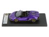 Масштабная модель Lamborghini Aventador Ultimae Roadster (Viola Pasifae) фиолетовый 1:43 LookSmart LS532B ракурс 4