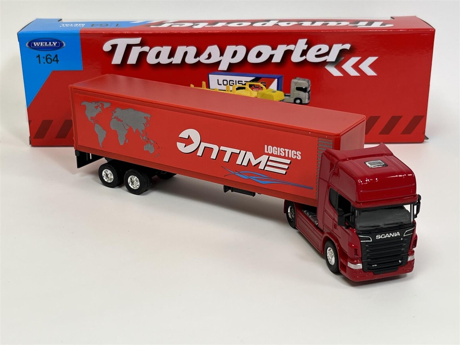 Time. Link Scania R730 Масштабная модель Scania V8 R730 тягач с полуприцепом On Time Logistics ...