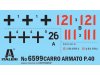 Сборная модель Carro Armato P40 1:35 Italeri 6599 ракурс 2