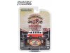Масштабная модель Volkswagen T1 Samba Bus с досками для серфинга The Busted Knuckle Garage Service &amp; Sales 1964 оранжевый с белым 1:64 GreenLight 39120D ракурс 2