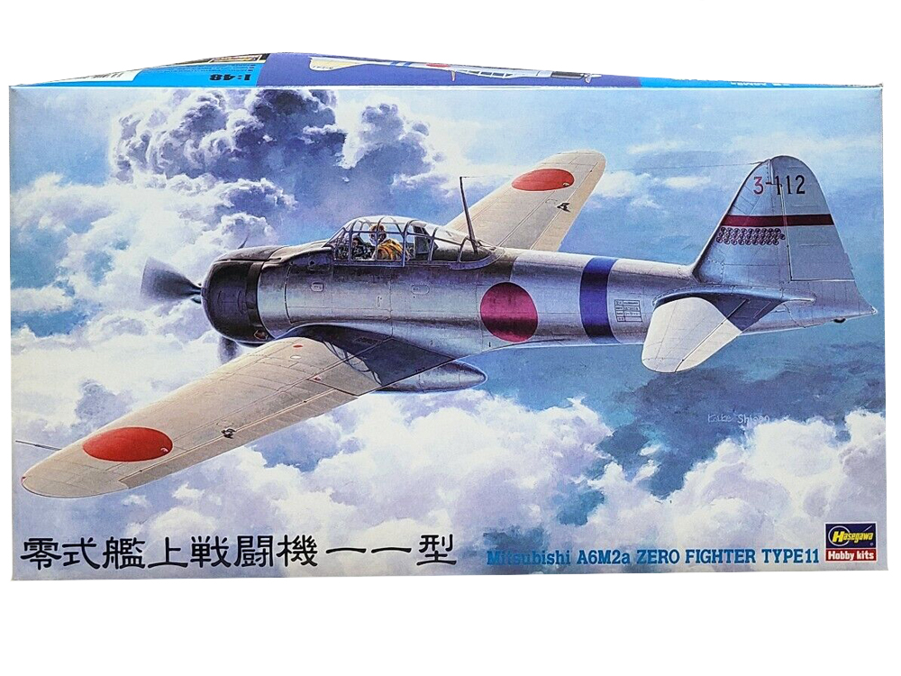 Сборная модель Японский истребитель Mitsubishi A6M2A Zero Fighter Type ...