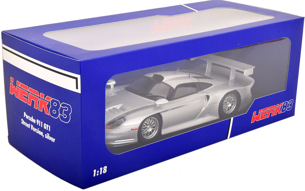 Voiture Porsche 911 (993) GT1 Street au 1/18 ème neuve en boîte
