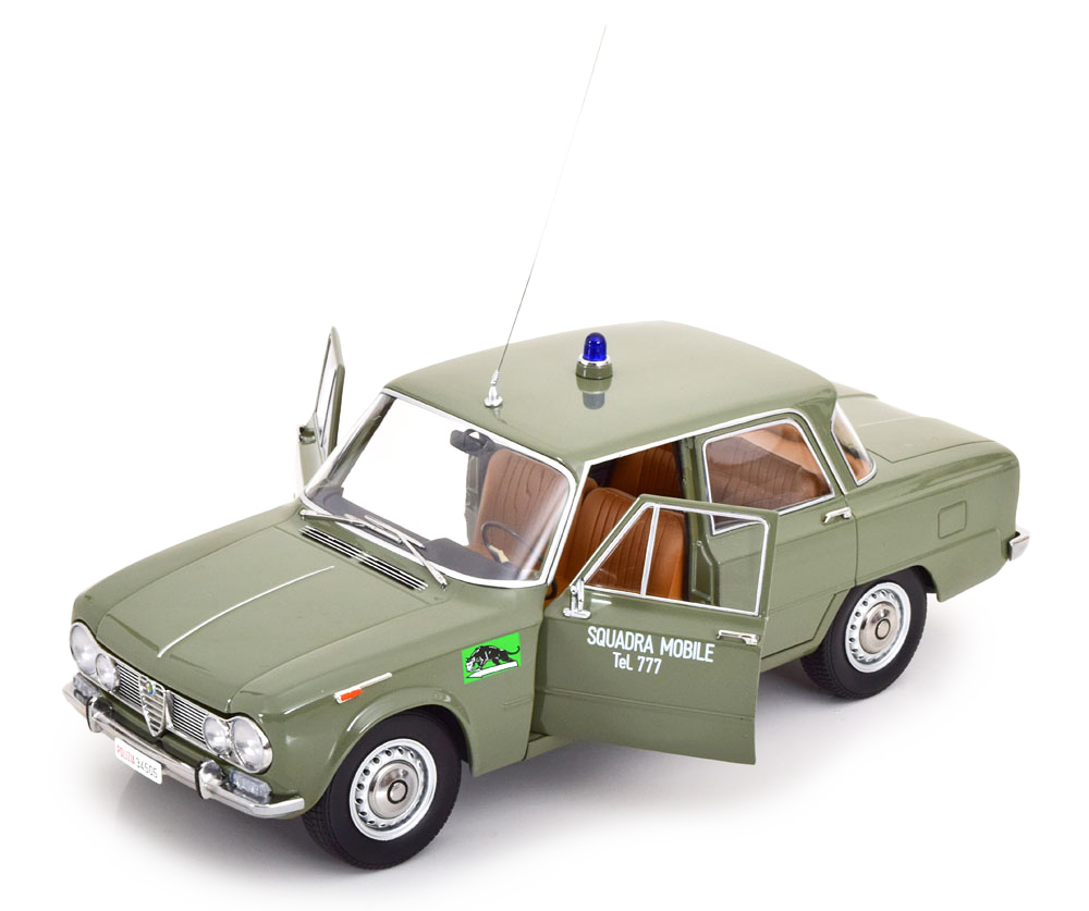 Масштабная модель Alfa Romeo Giulia 1.6 Ti Polizia Milano 1963 Полиция  Италии лучшая цена!