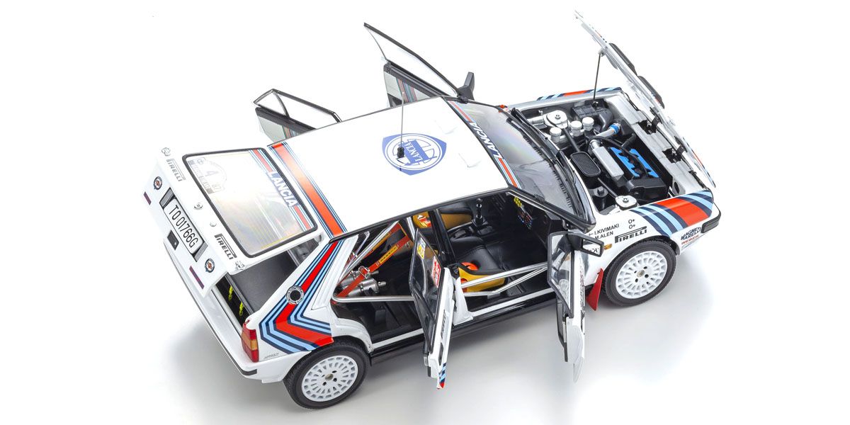 KYOSHO, LANCIA Delta HF 4wd #4 Rallye des 1000 Lakes 1987, 1/18, KYO08960B