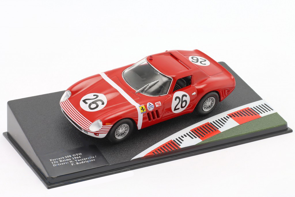 BANG 7262 Scale 1/43 | FERRARI 250 TDF N 84 12h DE REIMS 1958 MAIRESSE