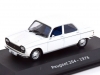 Масштабная модель Peugeot 204 1976 белый