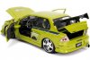 Масштабная модель Mitsubishi Lancer Evolution VII 2002 Брайана из фильма Форсаж (Fast &amp; Furious) зеленый лайм 1:24 Jada 253203052 ракурс 10