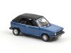 Масштабная модель Volkswagen Golf кабриолет 1981 голубой 1:43 Norev 840069 ракурс 2