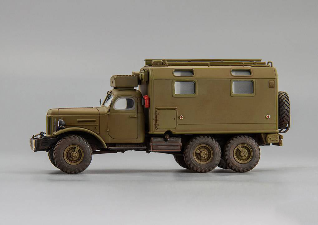 Масштабная модель Московский автомобиль 157К кунг-радиостанция (со ...