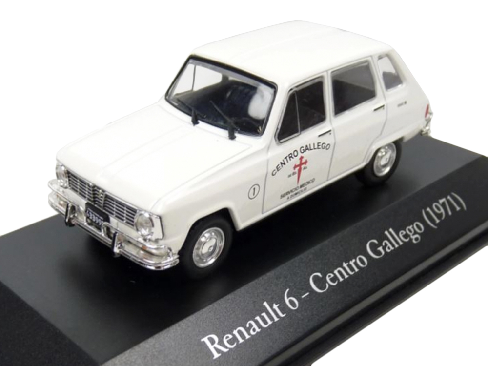 Die Cast 1/43 Modellino Auto Ambulanza Renault 6 Ambulance Centro