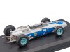 Масштабная модель Ferrari F1 158 #7 (1964) John Surtees белый с синим 1:43 Altaya FERF1COL031 ракурс 2