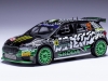 Масштабная модель Skoda Fabia #22 WRC Ралли Монте-Карло O.Solberg/E.Edmondson 2024 черный с белым и зеленым 1:43 IXO RAM918