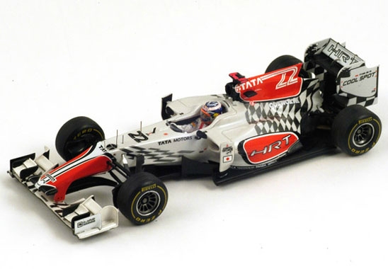 Масштабная модель HRT F111 #22 Daniel Ricciardo Belgium GP 2011 1