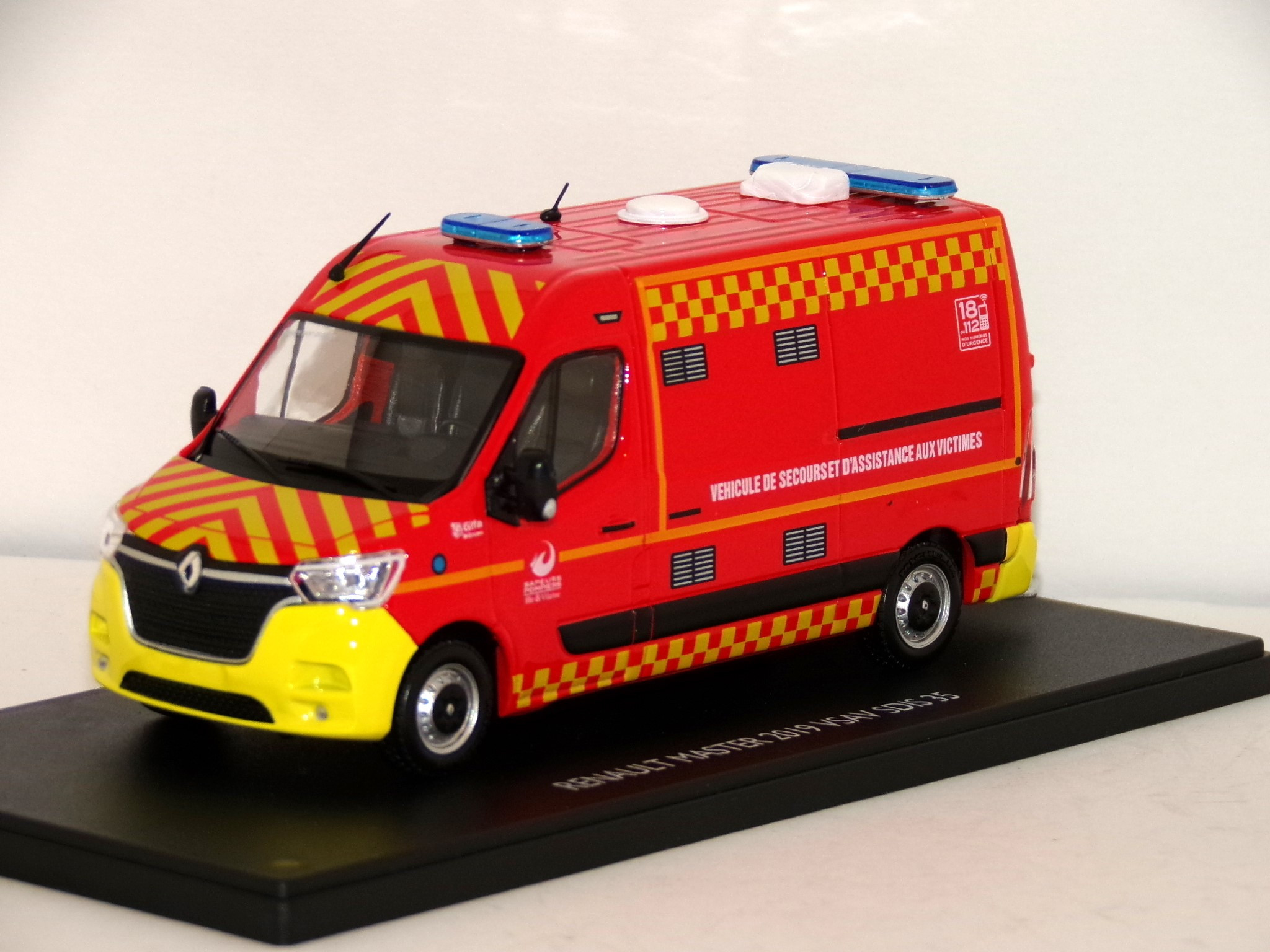 Renault Master Pompier Sdis 47 – Alerte 1/43 – Miniature Neuve