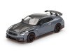Масштабная модель Nissan GT-R (R35) 2024 серый с черным