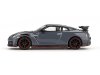 Масштабная модель Nissan GT-R (R35) 2024 серый с черным ракурс 3