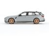 Масштабная модель BMW M3 Competition Touring 2024 G81 серый 1:64 Mini GT MGT00864-L ракурс 3