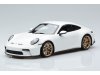Масштабная модель Porsche 911 (992) GT3 Touring 2022 белый с золотистыми дисками 1:18 Minichamps 117069022