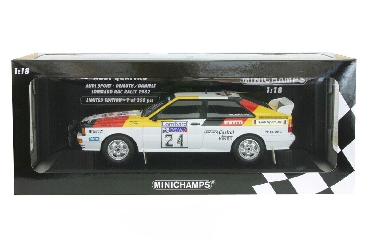 Масштабная модель Audi Quattro #24 Lombard RAC Rally 1982 Harald Demuth ...