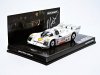 Масштабная модель Porsche 962 PDK #17 Победитель Суперкубка Нюрбургринга 1987 белый 1:43 Minichamps 444876817 ракурс 2