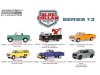 Масштабная модель Volkswagen T2 пикап-эвакуатор с двойной кабиной Texaco 24H Road Service 1973 1:64 GreenLight 35280B ракурс 2