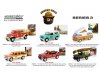 Масштабная модель Volkswagen T2 Westfalia кэмпер с подъемной крышей Be My Guest But Please Only You Can Prevent Forest Fires! 1974 коричневый с белым 1:64 GreenLight 38060C ракурс 2