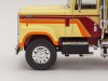 Масштабная модель International Transtar 4300 1980 седельный тягач, желтый с красным 1:43 IXO TR217 ракурс 4