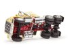 Масштабная модель International Transtar 4300 1980 седельный тягач, желтый с красным 1:43 IXO TR217 ракурс 8