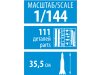 1/144 Ракета-носитель «Союз-2» с транспортным пилотируемым кораблем «Союз-МС» и транспортным грузовым кораблем «Прогресс» ракурс 5